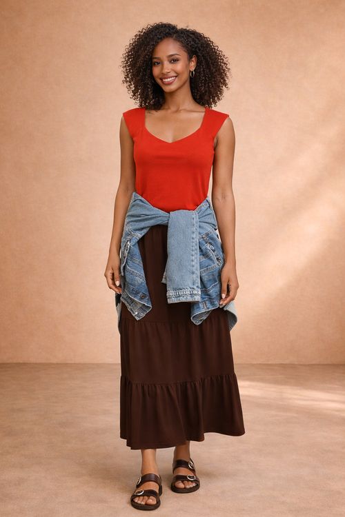 BLUSA DECOTE PRINCESA CERAMICA